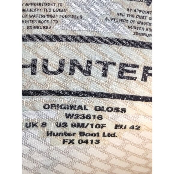 Hunter Green Tall Unisex Pull on Rain Boots Size 9M/10W - Picture 10 of 13